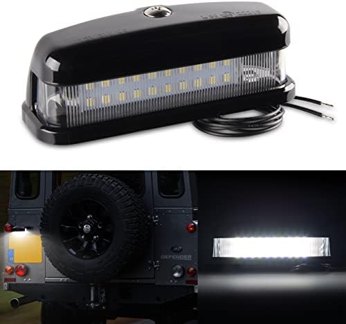 OZ-LAMPE Number Plate Lights, LED License Plate Lamps Assembly 3528 SMD Cool White Lamps Bulb for Vauxhall Opel Zafira B Vectra C Corsa C Corsa D Insigina Astra J Astra H Adam Cascada Meriva A/B