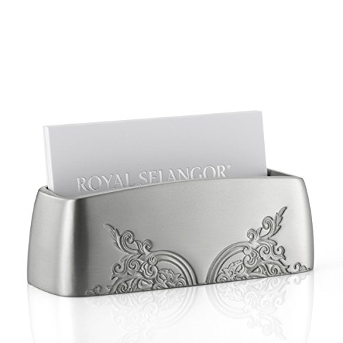 Royal Selangor Hand Finished Isthmus Collection Pewter Name Card Holder Gift