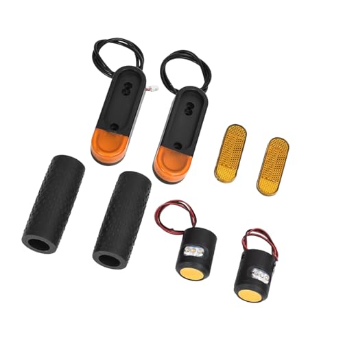 Lámpara LED de giro y luces intermitentes para manillar de bicicleta nocturna