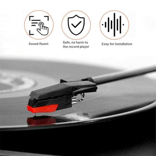 ZKSXOA 3 PCS Record Player Needles, Ruby Tip Turntables Stylus - Image 3