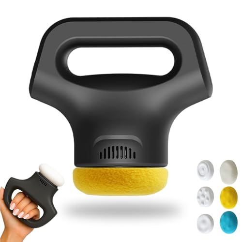 Massology Pro - Massology Pro Massage Gun, Deep Tissue Percussion Massager with 3 Massages Heads & 12 Adjustable Gear, for Back, Shoulders, Legs & Full-Body Relief (Black)