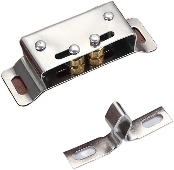 5/10 Sets Stainless Steel Magnetic Suction Bead Cabinet Door Strong Switch Invisible Press Closure Hardware Accessory(10 Sets)