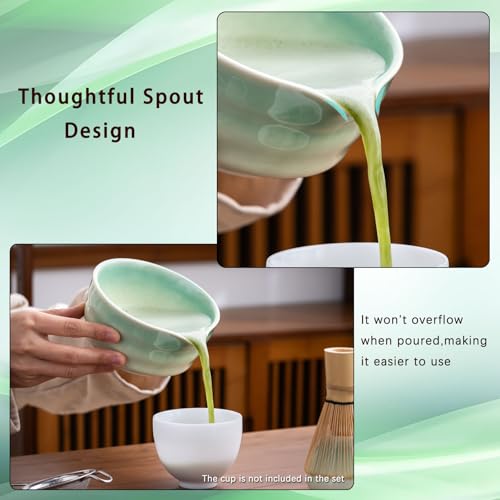 Buucup Japanese Matcha Set with Spouted Bowl