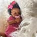 GYCV Silicone Reborn Baby Dolls Black Girls Toddler 20 Inch Realistic Dark Skin Newborn Girl Doll Lifelike Weighted Soft Cloth Body African American Real Life That Look Real Black Baby Dolls for Kids