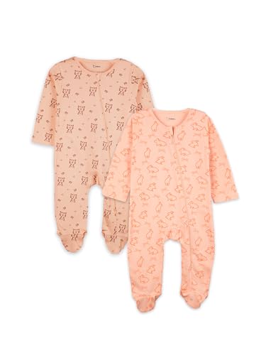 Image of Kidbea Cotton Unisex Baby Romper | Soft Printed Bodysuit for Kidswear