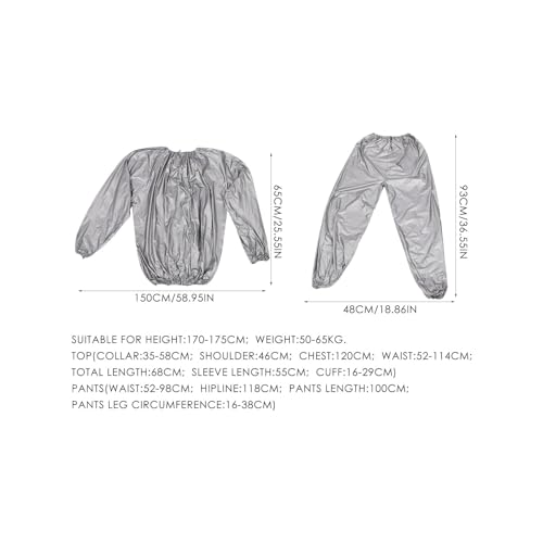 Sudas poco en el gimnasio Usa este chándal sudadera y pantalones de sauna 3