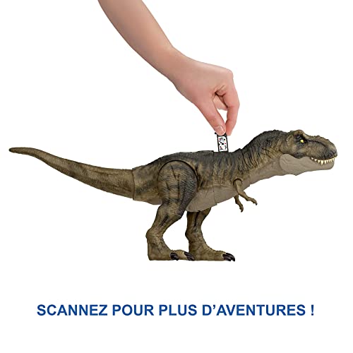 Figurine Mattel Jurassic World : Le Monde d'après Tyrannosaurus Rex Interactive Dévoration - vue 8