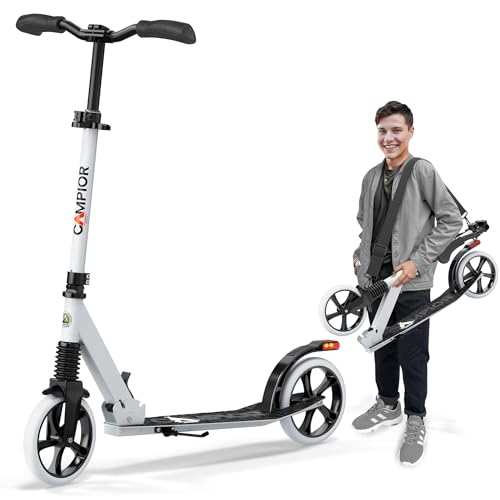 Campior Kick Scooter for Ages 6+, for Kids, Teens, and Adults, Max Load 240 LBS,...