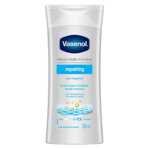 Vasenol Loção Desodorante Hidratante Recuperação Intensiva Reparadora 200Ml