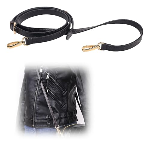 Image of LIVE UP Full Grain Purse Strap Genuine Leather Replacement for Cross Body Bag Handbags
