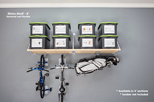 DIY Rhino Shelf Garage Shelves (8 Foot Length, 33.5 - Thumbnail 4