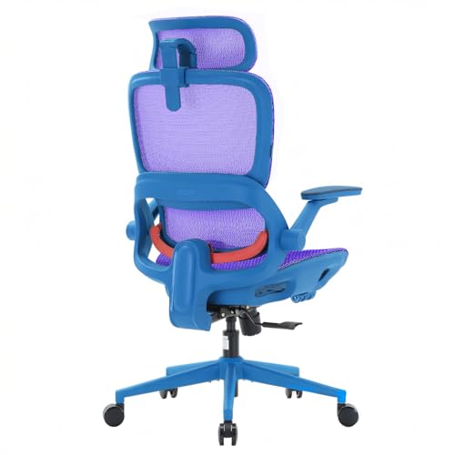 SIHOO B100 Ergonomic Office Chair, Comfy Desk Chair with Adaptive Dynamic Lumbar Support, Computer Chair with Extra Wide Headrest, Flip-Up Armrests, 90-135° Tilt Lock and Breathable Mesh Cus