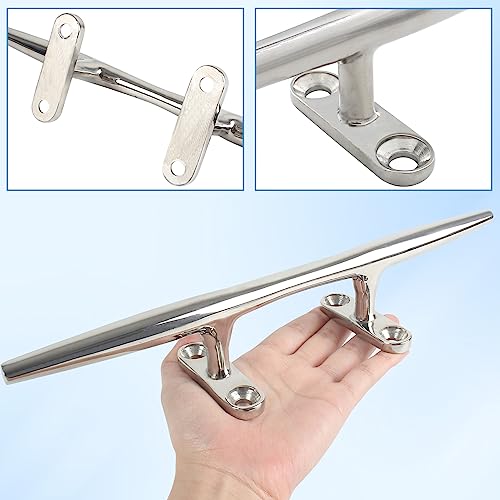 image for VEITHI Boat Cleats Dock Cleats 12 inch 316 Stainless Steel, Boat Dock 