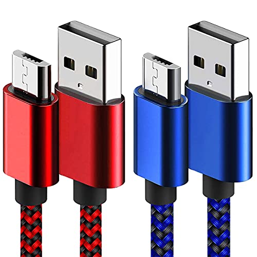 Micro usb quick charger cable 2pack 10ft long android p…