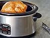BEPER BC.510 Slow cooker,Pentola digitale per la cottura lenta,4,5 Litri,Acciaio, 3 impostazioni di cottura,Timer programmabile,Pentola interna estraibile,Lavabile in lavastoviglie