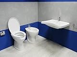 wc bidet lavabo nero Kit de salle de bain pour personnes
