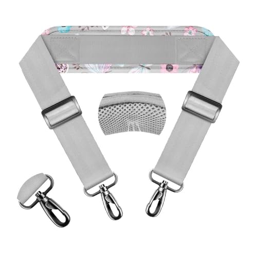 Image of ZINZ 74 inch Shoulder Strap with Fixed Pad and Dual Balanced Buckles,Butterfly