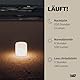 Campo Libre.® LENI I Campinglampe I Outdoorlampe zum Aufhängen, Hinstellen und Montieren I dimmbare Campingleuchte I wasserfestes Campinglicht, LED Tischlampe bis zu 200h, wiederaufladbar via USB-C