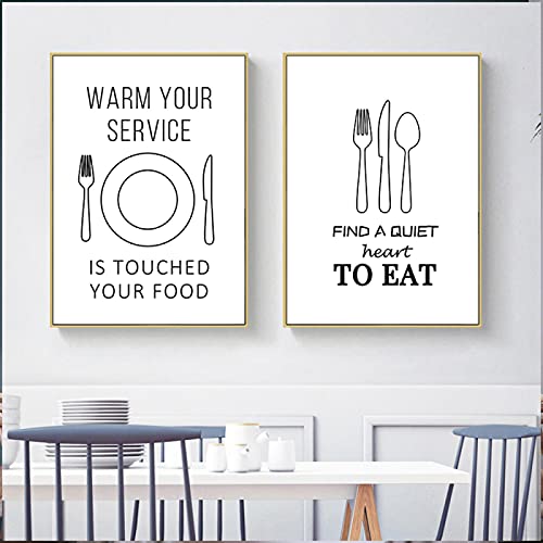 Art print affiche décor à la maison noir et blanc abstrait avec texte drôle 50x70