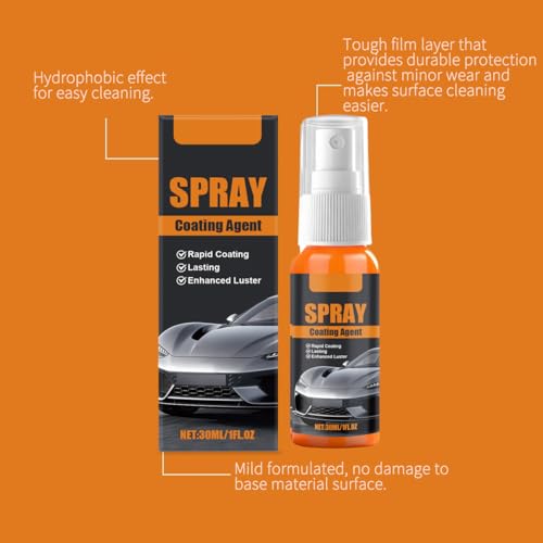 Spray de Cerámica para Autos 6 Piezas Protección Hidrofóbica miniatura 6
