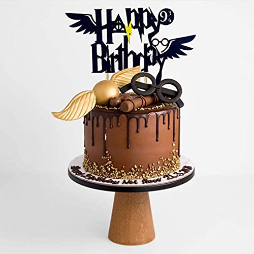 Tovenaar Verjaardagstaart Toppers, Tovenaar Thema Taart Decoraties, Harry Potter Taart Toppers, voor Verjaardagsfeest… - Image 6