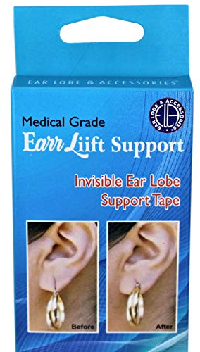 Image of Ear Lobe & Accessories Ear Lobe & Accessories Reusable Ear Lobe Support (Pack Of 10pcs), White, 10 Pieces