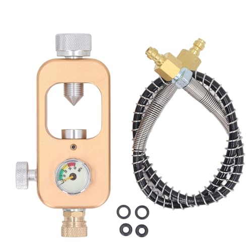 DIN Valve Scuba Adapter, 4500Psi Scuba Fill Station Adapter, PCP Scuba Tank Refilling Adapter Compressor for Standard K J H Valves