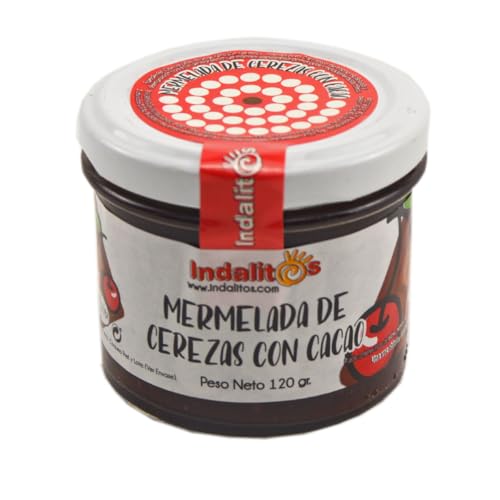 Indalitos - Mermelada de cerezas con cacao - Pack 3 x 120g