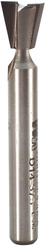Whiteside Router Bits D14-375 Dovetail Bit with 3/8-Inch Large Diameter 3/8-Inch Cutting Length
