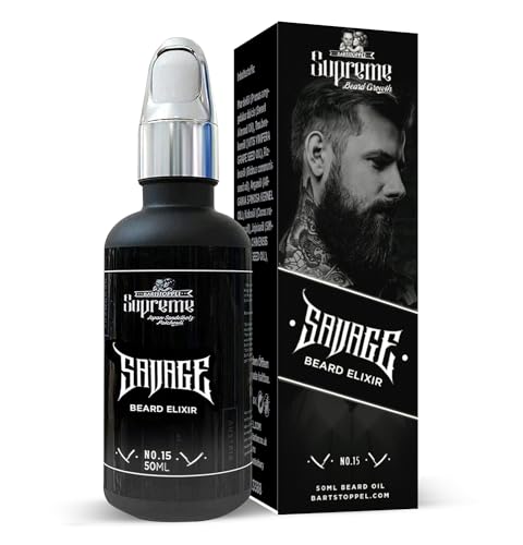 Bartöl HerrenSupreme After Shave Duft Bartstoppel® - für die tägliche Bartpflege - gegen Schuppen