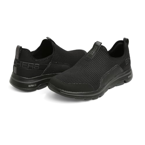 Image of Skechers Mens GO Walk 5 - DOWNDRAFT Slip-on Walking Shoes