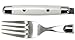 Cambridge Silversmiths Jubilee White Oval Tube 20-Piece Flatware Set, Service For 4
