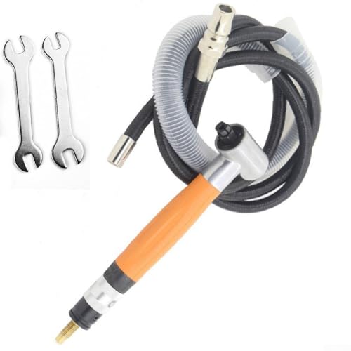 Jotekonoby Amoladora de aire de ángulo de 90 grados, herramienta pulidora neumática con portabrocas de 3 mm, mini lijadora de aire de 70000 RPM para pulido de metal, compatible con (tipo C)