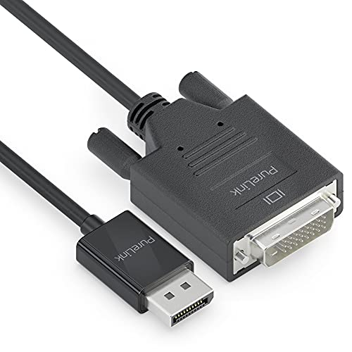 PureLink Cable DisplayPort a DVI, resolución WUXGA, 1920 x 1200, conectores dorados, 3 m, color negro