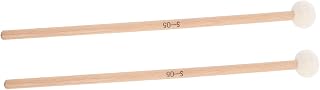 2Pcs Professional Timpani Mallets Multi Purpose Felt Drum Sticks for Percussion for Students and Professionals Excellent Texture and Tone Versatile Use Marching Bands