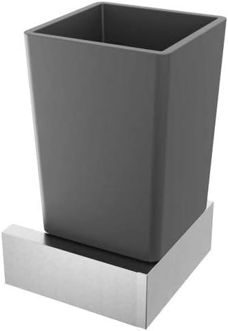 ICO Bath V555 Volkano Fire Series Wall Mounted Tumbler and Holder - Brushed Nickel