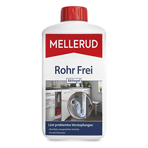 Mellerud Rohr Frei Aktivgel – Leistungsstarker Abflussreiniger gegen Verstopfungen und