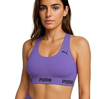 PUMA Top Nadador Academia Sem Bojo Sem Costura Microfibra Poliamida Feminino Adulto, 1 - Lavanda, M.