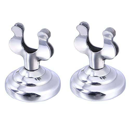 PRETYZOOM 4PCS Stainless Steel Tabletop Menu Holder Elegant Meal Stand for Restaurants Card Display Sleek Design for Menus and Banquet Lists Silver Finish