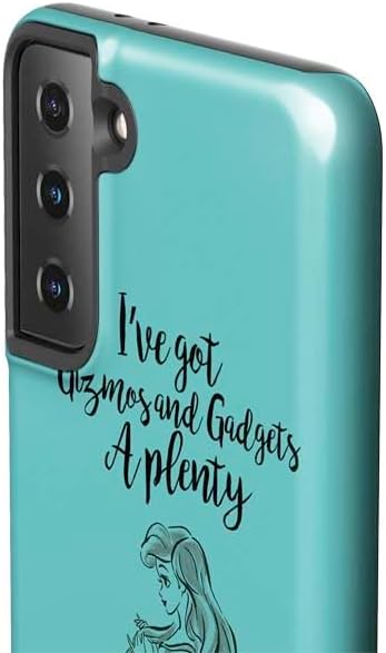 Skinit Pro Phone Case Compatible with Galaxy S21 Plus 5G - Officially Licensed Disney Princess Ariel Gizmos and Gadgets Art Design