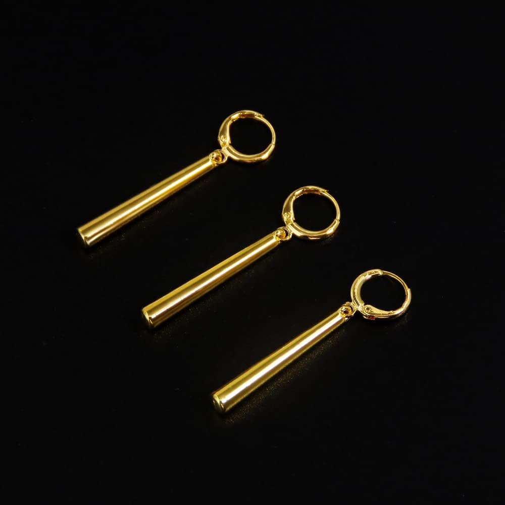 Gold Earrings Clip On - Anime Costume Cosplay Earrings - Figure Earrings For Anime Lovers - Image 6