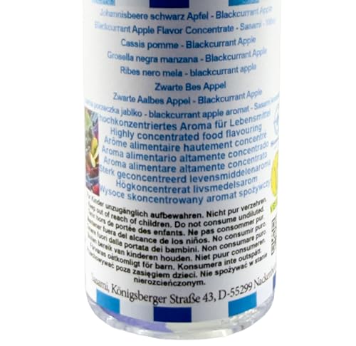 Cassis pomme arôme concentré Sasami 100 ml pour e-liquide DIY intense - 6