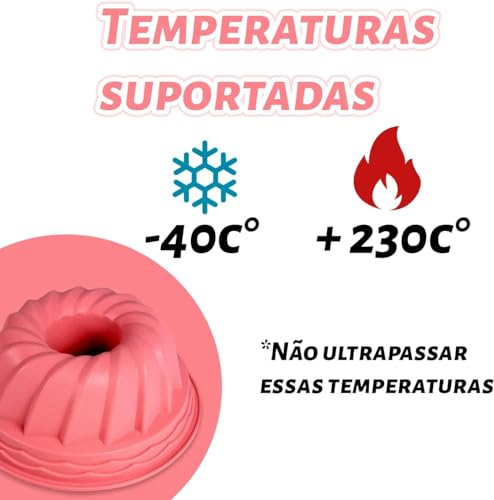 Formas de Silicone Assadeiras Antiaderente Suporta 230°C Para Forno Freezer Air Fryer Micro-ondas Bo