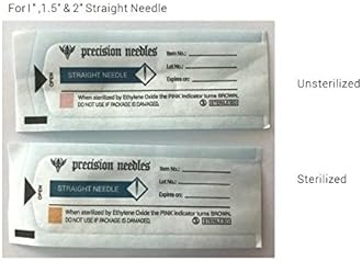 10g Sterilized 2" Body Piercing Needles - Box of 50