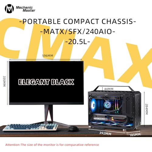 Boîtier MATX compact Mechanical Master C+Max idéal pour un espace de travail épuré et mobile