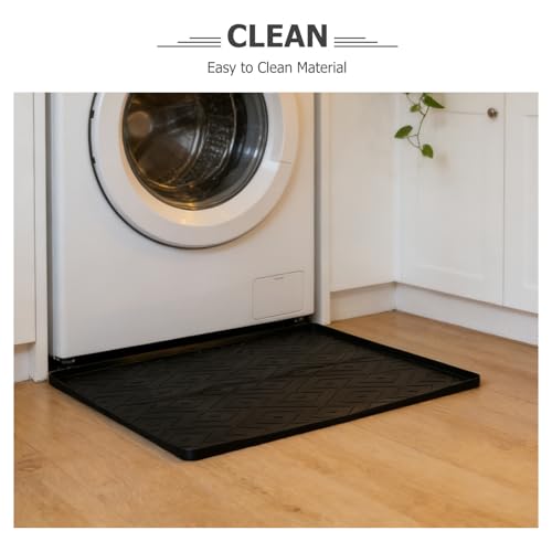 Alfombrilla de silicona para mini nevera y lavadora con borde elevado 3