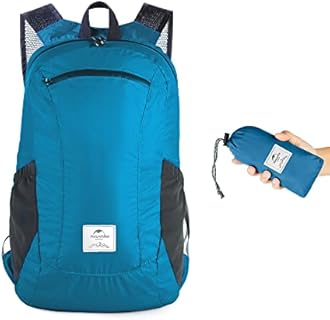 Naturehike 30D Nylon Ultra Lightweight Foldable Waterproof Backpack for Hiking, Camping, Outdoor Travel