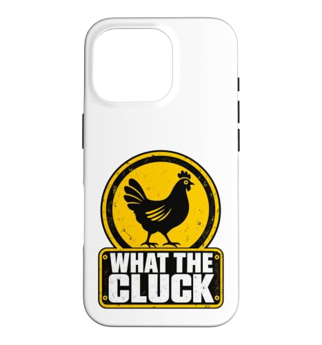 What The Cluck Funny Chicken Lover Cute Hen Chicken Warning �X�}�z�P�[�X iPhone 16 Pro �p
