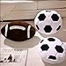 Yhoelata Plüsch Fußball Sitzkissen, Flauschiges Football als Weicher Sportball, Kreative Zimmer Dekoration für Kinderzimmer, Fussball Geschenke für Jungen, 35x35cm