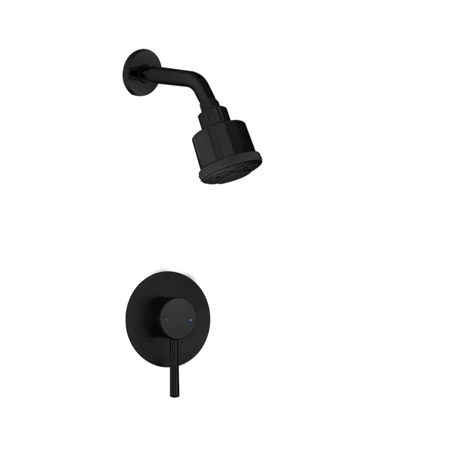 ASerZenith in-Wall Shower Concealed Shower Shower Head Single Function Bath Hotel Engineering Shower(10In Copper Top Spray Wall)